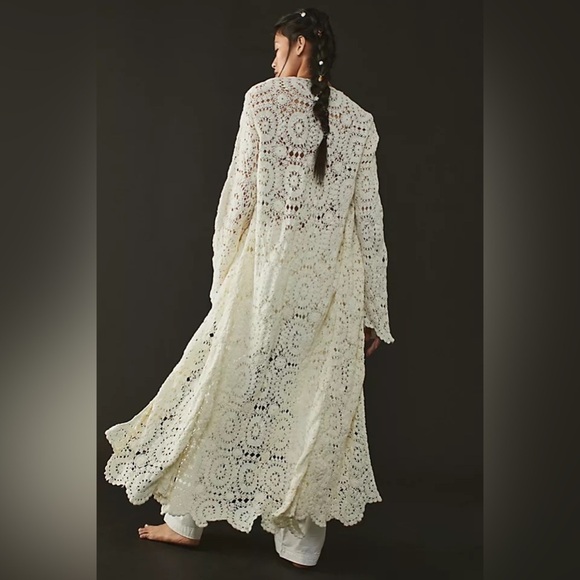 Free People Melanie Crochet Duster